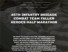 Tablet Screenshot of 45ibctfallenheroes.org